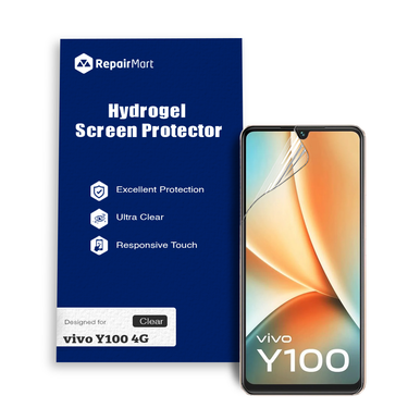 Vivo Y100 4G Compatible Premium Hydrogel Screen Protector With Full Coverage Ultra HD